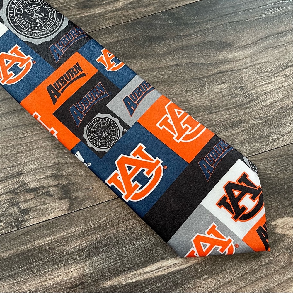 Auburn University Polyester Tie